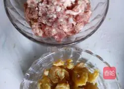 Illustration of how to make glutinous rice, shrimp and siomai 4