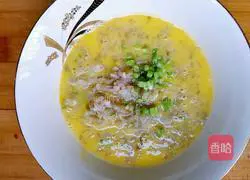 Illustration of how to make mung bean sprout egg cake 5