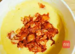 Illustration of how to make kimchi pancake 5
