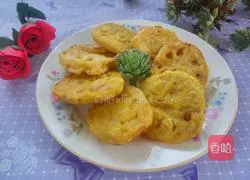 Lotus root cake recipe 8