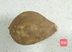 Illustration of how to make sweet potato cake 1