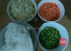 Illustration of how to make soft fried rice 1