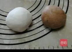 Illustration of how to make cute monkey peanut glutinous rice balls 8