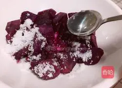 Pumpkin Purple Sweet Potato Glutinous Rice Cake Recipe Illustration 4