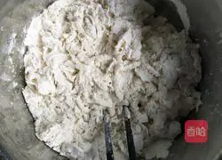 Illustration of making homemade wonton (dumpling) skins 3