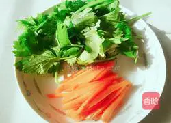 Illustration of how to make vegetable soup noodles 1