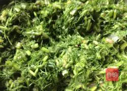 Illustration of how to make fennel sprout dumplings 8