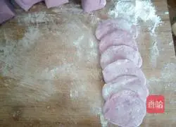 Illustration of how to make purple sweet potato and rose steamed buns 10