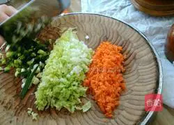 Rainbow vegetable fried rice recipe 1