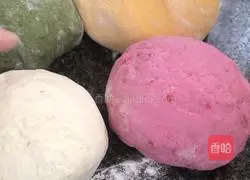Illustration of how to make flowering steamed buns 3