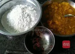 Lotus Seed Pumpkin Cake Recipe Illustration 1