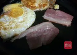 Illustration of how to make bacon and vegetable sandwiches 4