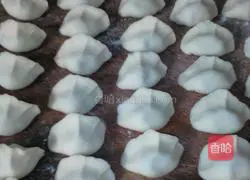 Illustration of how to make pork and green onion dumplings 9