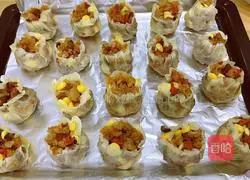 Corn Illustration of how to make meat-paper-skinned Shaomai 16