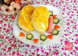 Illustration of how to make golden steamed buns 6