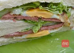 Illustration of how to make a sandwich 10