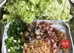 Illustration of how to make three-color glutinous rice balls 4