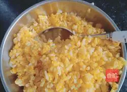 Illustration of how to make golden egg fried rice (for one person) 5