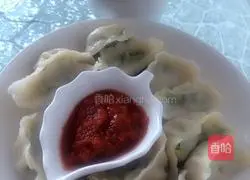 Illustration of how to make leek and egg dumplings 16