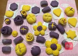 Illustration of how to make rose steamed buns 8