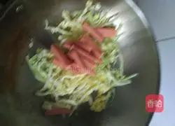 Illustration of home-style fried noodles 5