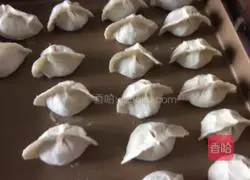 Illustration of how to make fennel sprout dumplings 14