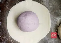 Illustration of how to make purple sweet potato and pumpkin blossom steamed buns 7