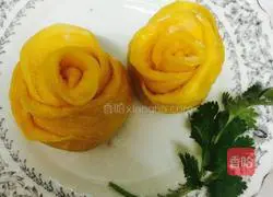 Illustration of how to make rose pumpkin steamed buns 10