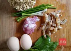 Illustration of how to make Dried Shrimp and Scallops and Lean Meat Noodle Soup 3