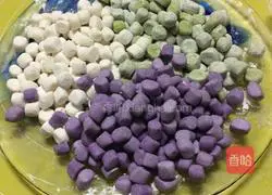 How to make Lantern Festival colorful QQ glutinous rice balls Illustration 9