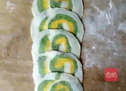 ❤Xiao Rui style Illustration of how to make vegetable rose steamed buns and flowering steamed buns 7