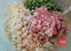 Illustration of making dumpling wrappers and siomai 2