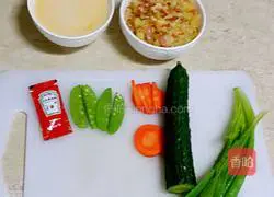 Sunflower🌻How to make fried rice Illustration 1