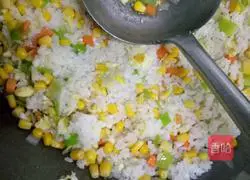 Corn and Egg Fried Rice Recipe Illustration 10