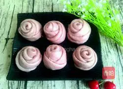 Illustration of how to make purple sweet potato buns 11