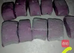 Illustration of how to make purple sweet potato and hedgehog steamed buns 5