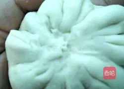 Black sesame and red bean paste pie recipe 5