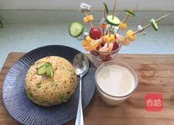 Golden Fried Rice Recipe Illustration 7