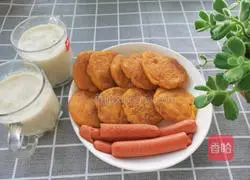 Illustration of how to make pan-fried pumpkin cake 8