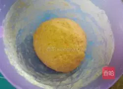 Illustration of how to make pumpkin steamed buns 4 