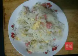 Egg Fried Rice Recipe Illustration 5