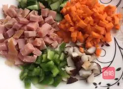 Illustration of how to make fried rice 2