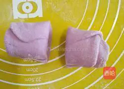Illustration of how to make purple sweet potato buns 6