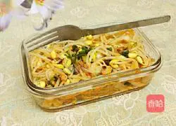 Illustration of how to make spicy bean sprout noodles 8
