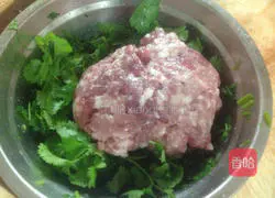 Illustration of how to make coriander dumplings 5