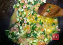 Egg Fried Rice Recipe Illustration 4