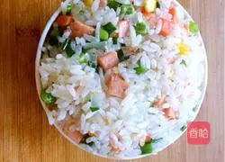 Assorted Shrimp Fried Rice Recipe Illustration 6