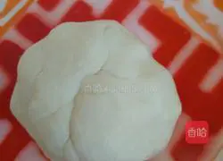 Illustration of how to make bean buns 1