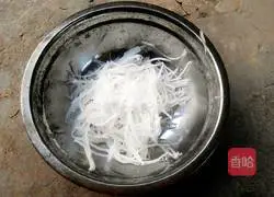 Illustration of how to make white radish pancakes 1