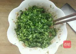 Illustration of how to make beef and celery dumplings 6